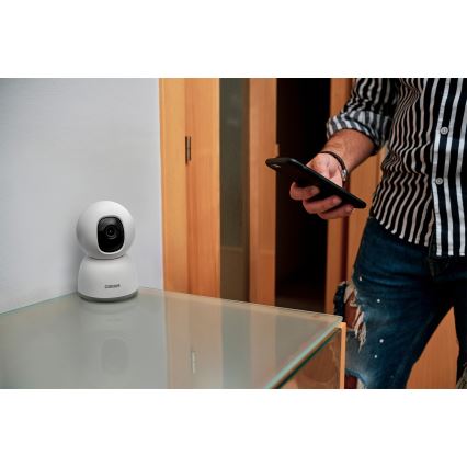 Osram - Cámara de interior inteligente 360° con sensor 2K SMART+ 230V Wi-Fi