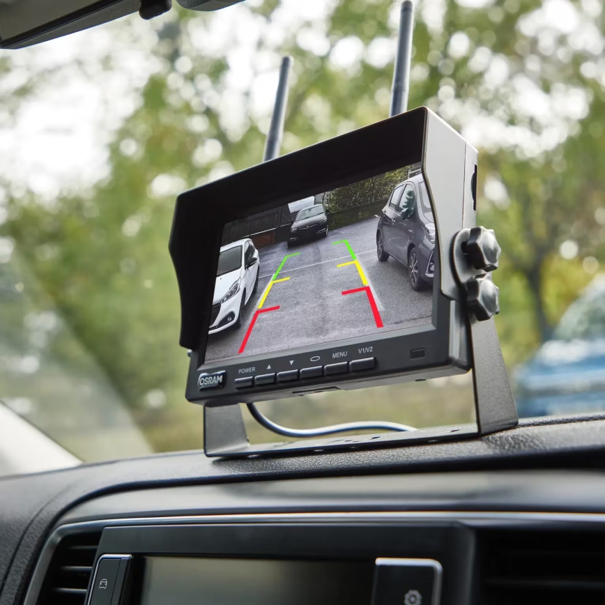 Osram - Cámara de marcha atrás ROADSIGHT OWRCS7 Full HD 1080p 12/24V IP67