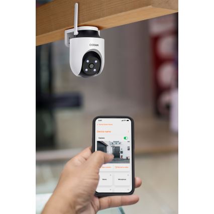 Osram - Cámara inteligente para exterior 360° con sensor 2K SMART+, 230V, IP67 y Wi-Fi