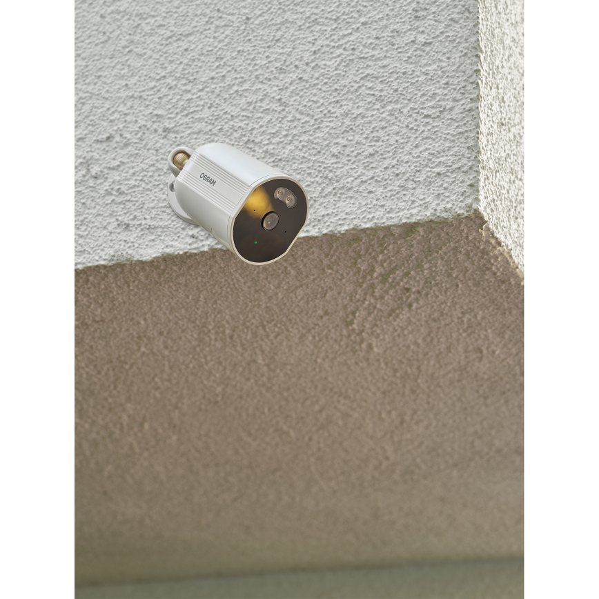 Osram - Cámara inteligente para exterior con sensor 2K SMART+ 230V IP67 Wi-Fi