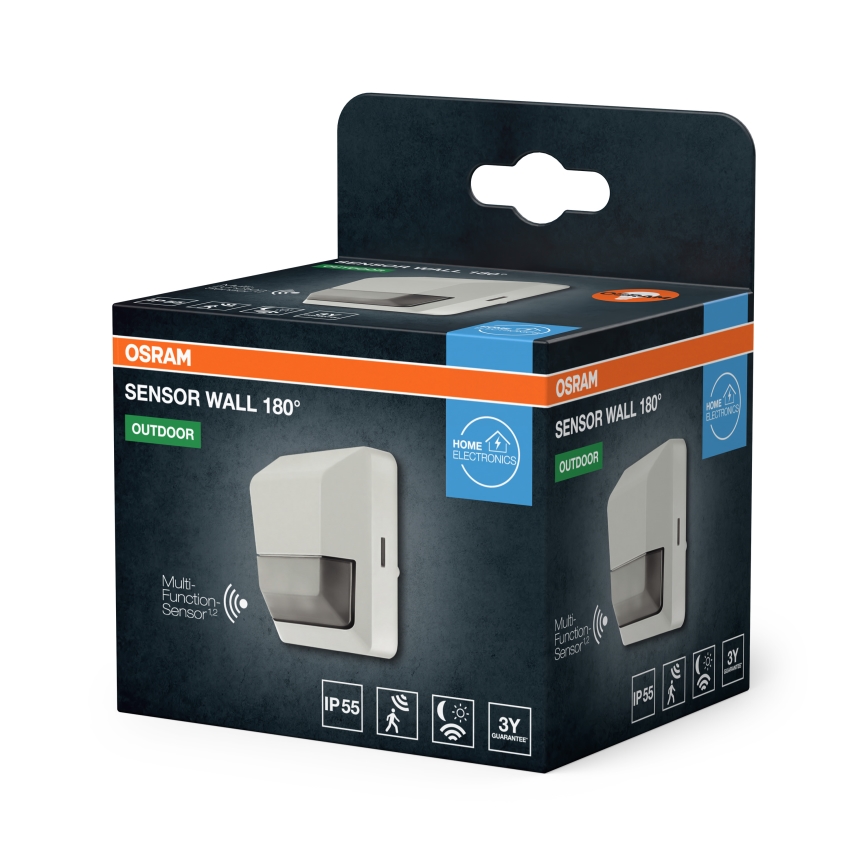 Osram - Detector de movimiento infrarrojo para exterior 230V IP55 blanco