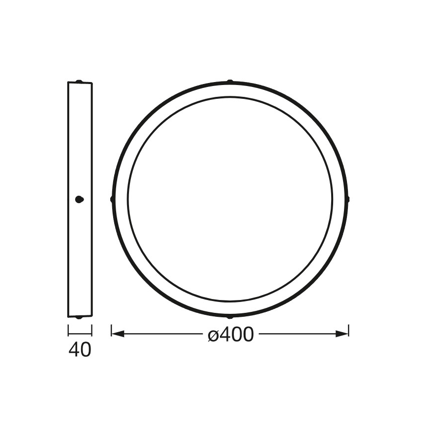 Osram - Luminaria de techo regulable SMART+ DOWNLIGHT LED/22W/230V Ø 40 cm 3000-6500K Wi-Fi