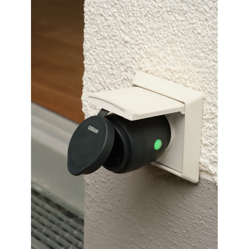 Osram - Enchufe inteligente exterior SMART+ SCHUKO 3680 W/230 V/16 A IP44