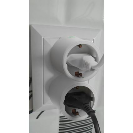 Osram - Enchufe inteligente SMART+ MATTER SCHUKO 2300W/230V/10A Wi-Fi blanco