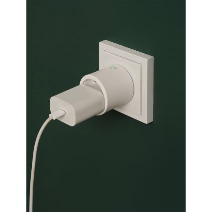 Osram - Enchufe inteligente SMART+ MATTER SCHUKO 2300W/230V/10A Wi-Fi blanco