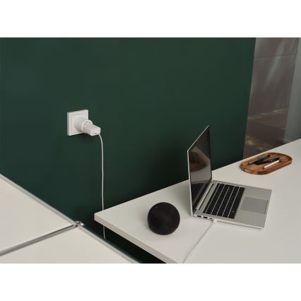 Osram - Enchufe inteligente SMART+ MATTER SCHUKO 2300W/230V/10A Wi-Fi blanco