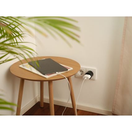 Osram - Enchufe inteligente SMART+ MATTER SCHUKO 2300W/230V/10A Wi-Fi negro
