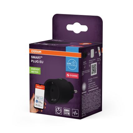 Osram - Enchufe inteligente SMART+ SCHUKO 2300W/230V/10A negro