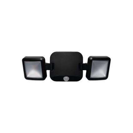 Osram - Foco de pared exterior LED con sensor BATTERY 2xLED/5W/4xD IP54