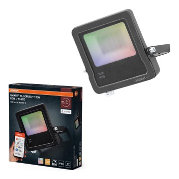 Osram - Foco LED RGBW regulable SMART+ FLOODLIGHT LED/20W/230V IP65 Wi-Fi