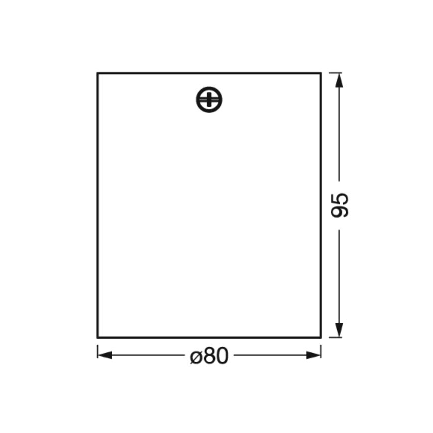 Osram - Foco SPOT 1xGU10/7W/230V negro