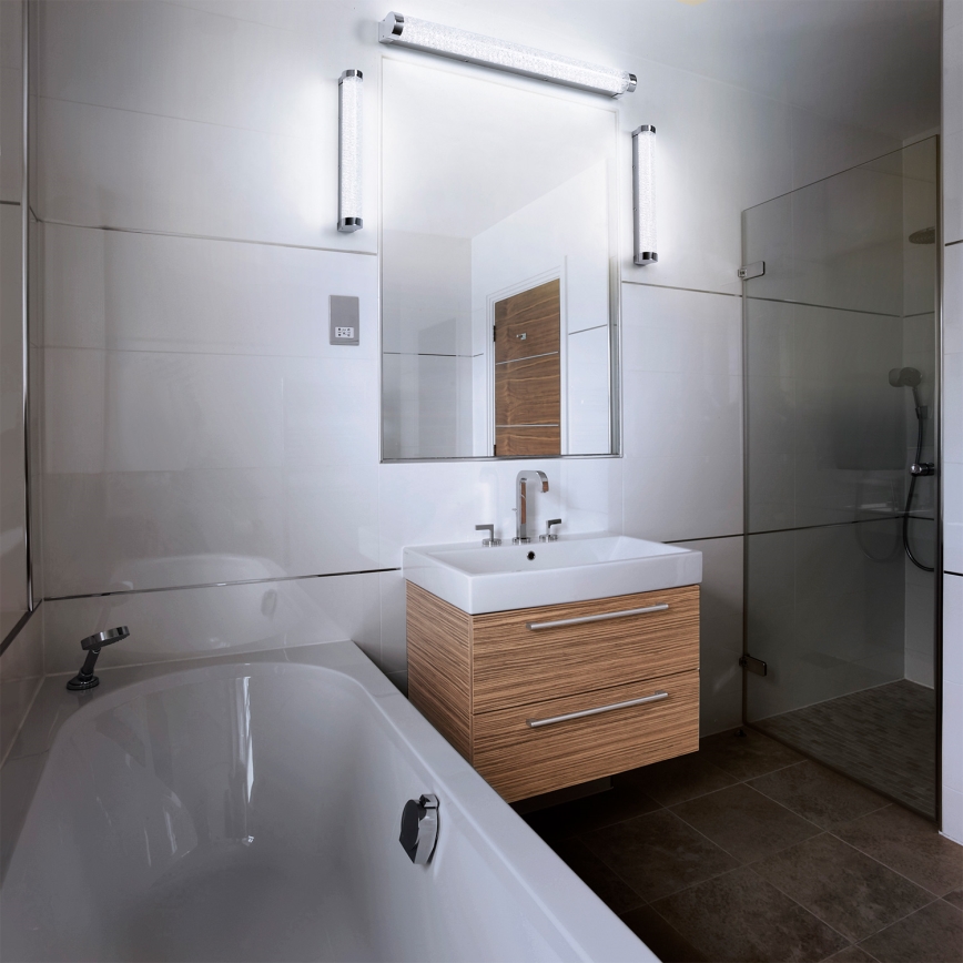 Osram - Iluminación LED regulable para espejo de baño ORBIS TUBE LED/12W/230V 3000/4000K 60 cm IP44 cromo mate