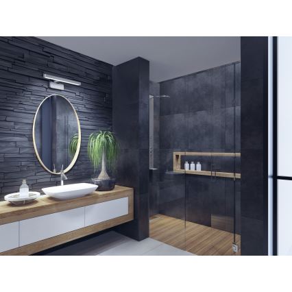 Osram - Barra LED para espejo de baño DISC BAR LED/7W/230V 3000/4000K 40 cm IP44 cromo brillante