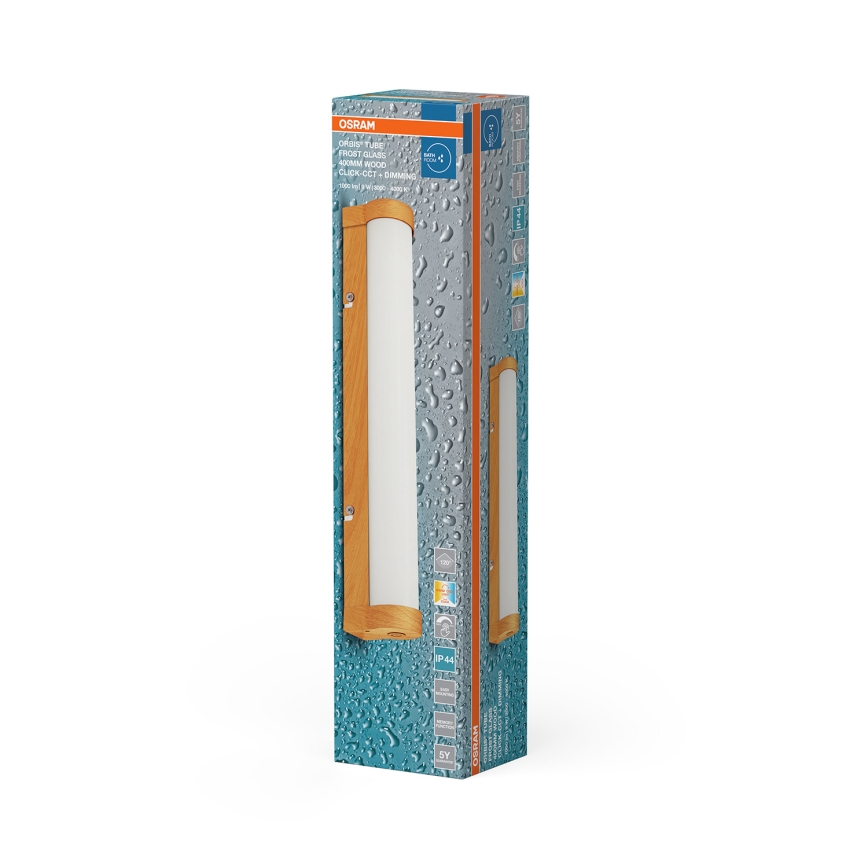 Osram - Iluminación LED regulable para espejo de baño ORBIS TUBE LED/9W/230V 3000/4000K 40 cm IP44 marrón