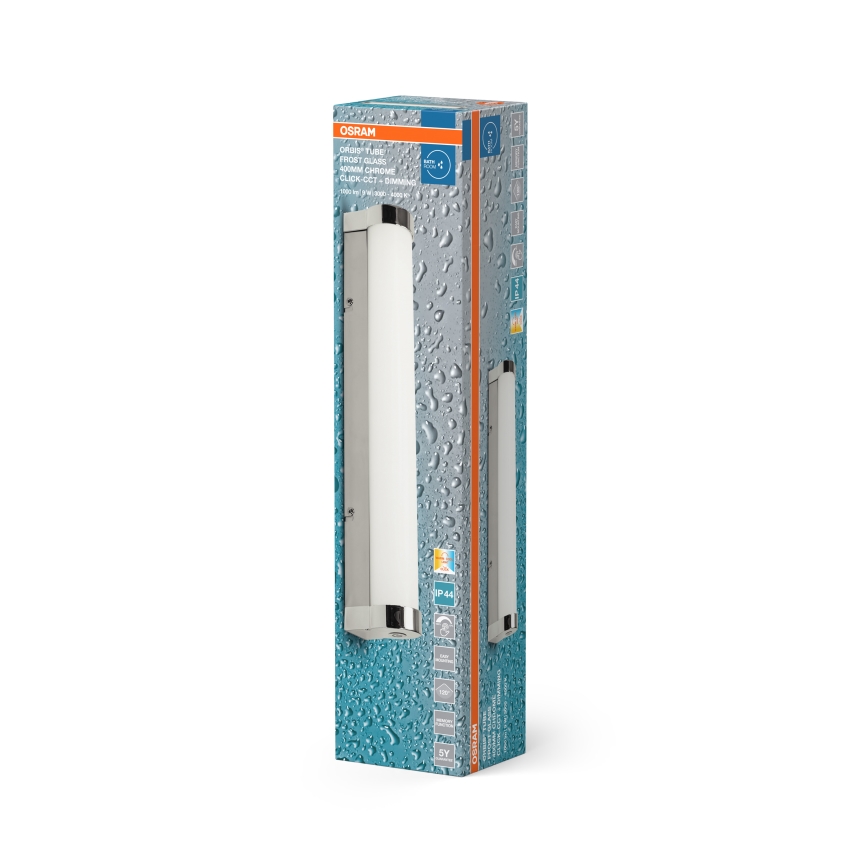 Osram - Iluminación para espejo LED regulable ORBIS TUBE LED/9W/230V 40 cm IP44 acabado cromado brillante