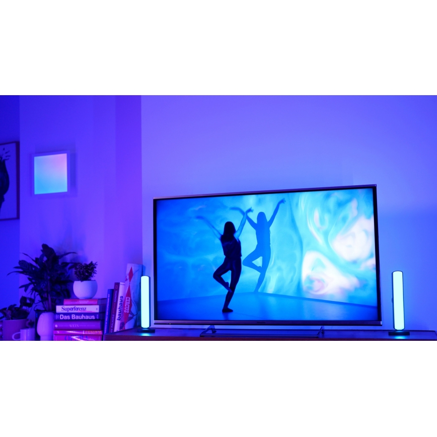 Osram - Pack de 2 lámparas de sobremesa LED RGBW regulables MOOD LIGHT LED/4W/230V 2700-6500K Wi-Fi + mando a distancia