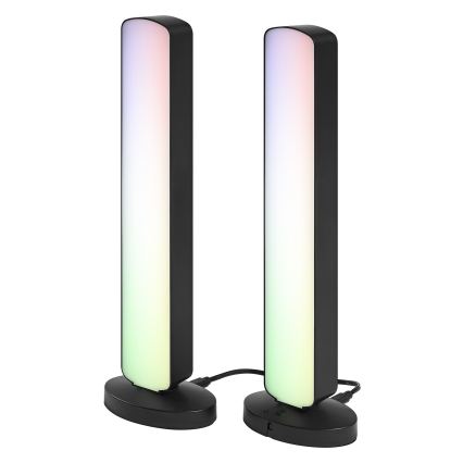 Osram - Pack de 2 lámparas de sobremesa LED RGBW regulables MOOD LIGHT LED/4W/230V 2700-6500K Wi-Fi + mando a distancia