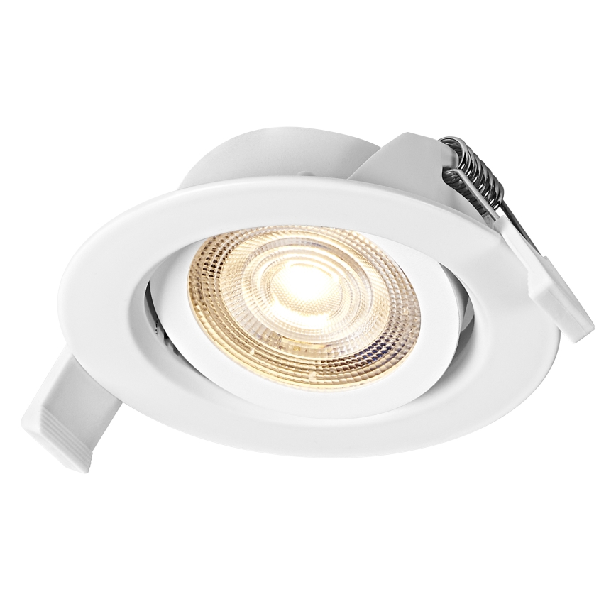 Osram - Set de 3 focos empotrables LED regulables SPOT LED/4,9W/230V 2700K Ø 8,7 cm blanco