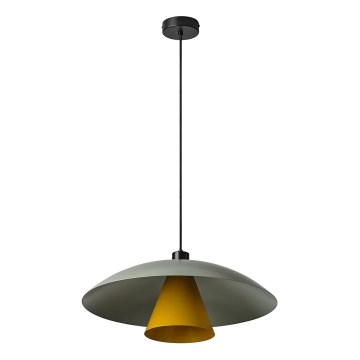 Osram - Lámpara colgante con cable DECOR FLYING MUSHROOM, 1xE27/25W/230V, diámetro 50 cm, verde