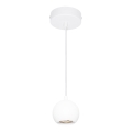 Osram - Lámpara colgante con cable SPOT SPHERAL 1xGU10/6W/230V blanca