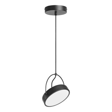 Osram - Lámpara colgante en cable DECOR PUCK LED/12W/230V CRI 90 negra