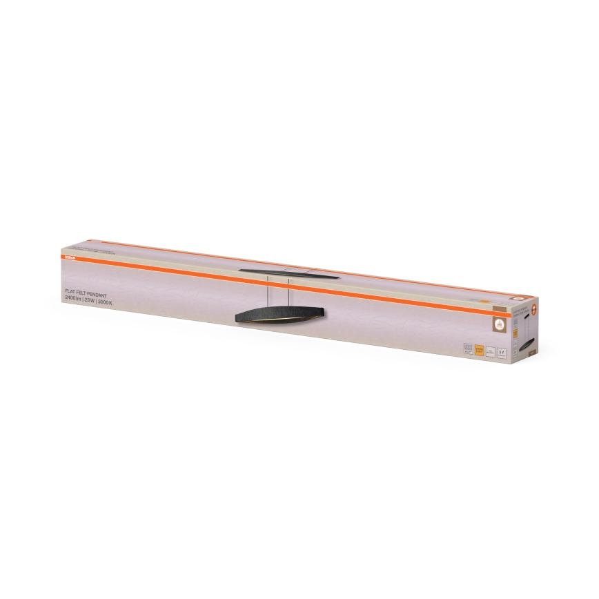 Osram - Lámpara colgante LED con cable DECOR FLAT LED/23W/230V gris
