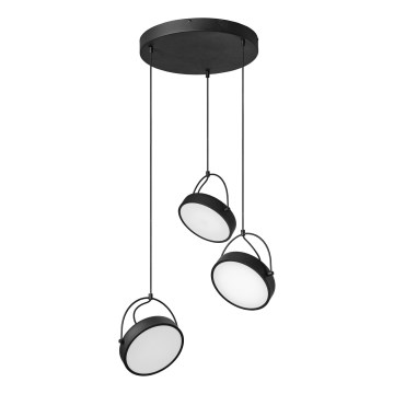 Osram - Lámpara colgante LED con cable DECOR PUCK 3xLED/12W/230V CRI 90 negra