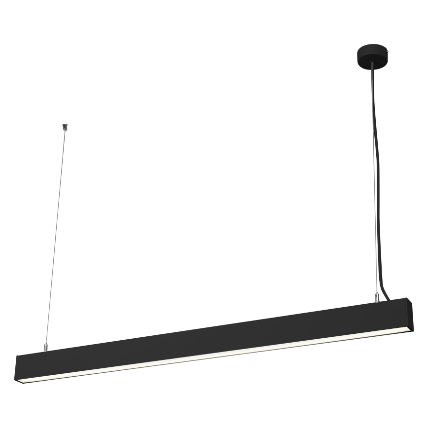 Osram - Lámpara colgante LED regulable en cable OFFICE LINE LED/42W/230V 4000K 112,6 cm negra