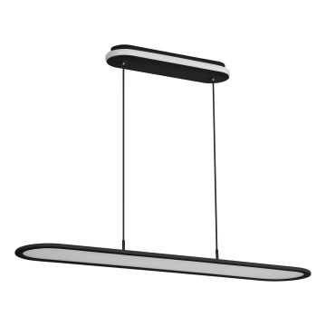 Osram - Lámpara colgante LED regulable con cable OFFICE LINE LED/57W/230V 4000K 100 cm CRI 90 negra