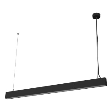 Osram - Lámpara colgante LED regulable en cable OFFICE LINE LED/42W/230V 4000K 112,6 cm negra