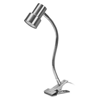 Osram - Lámpara con pinza CLIP STEP FLEX 1xGU10/5W/230V cromo mate