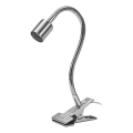 Osram - Lámpara con pinza CLIP TUBE FLEX 1xGU10/5W/230V cromo mate