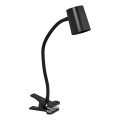 Osram - Lámpara de escritorio con pinza DESK LINE 1xGU10/9W/230V negra