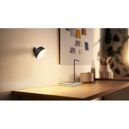 Osram - Lámpara de escritorio LED recargable y regulable 3 en 1 DECOR HELPER LED/1,8W/5V negra