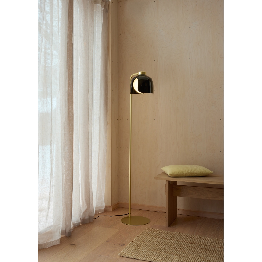 Osram - Lámpara de pie DECOR COROLLE 1xE27/15W/230V negro/dorado