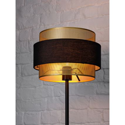 Osram - Lámpara de pie DECOR HORNET 1xE27/10W/230V negra/dorada