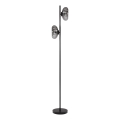 Osram - Lámpara de pie DECOR SMOKE 2xE14/12W/230V negro/gris ahumado