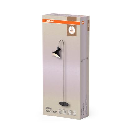 Osram - Lámpara de pie DECOR WAIST 1xE27/40W/230V negra
