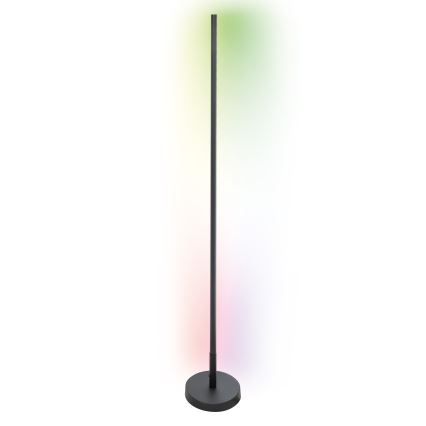 Osram - Lámpara de pie LED RGBW regulable SMART+ FLOOR LED/14W/230V 2700-6500K Wi-Fi negra + mando a distancia
