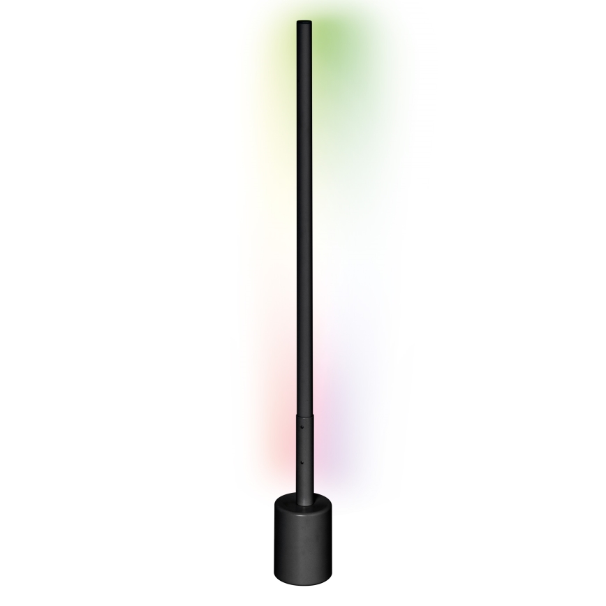 Osram - Lámpara de pie LED RGBW regulable SMART+ FLOOR LED/8W/230V 2700-6500K Wi-Fi negra + mando a distancia