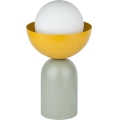 Osram - Lámpara de sobremesa DECOR BOWL 1xE14/25W/230V verde/amarilla