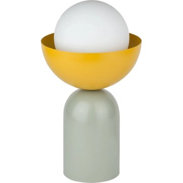 Osram - Lámpara de sobremesa DECOR BOWL 1xE14/25W/230V verde/amarilla