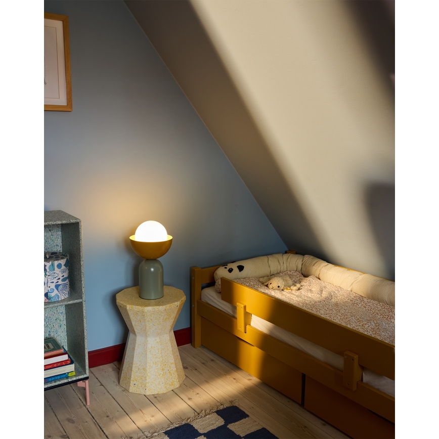 Osram - Lámpara de sobremesa DECOR BOWL 1xE14/25W/230V verde/amarilla