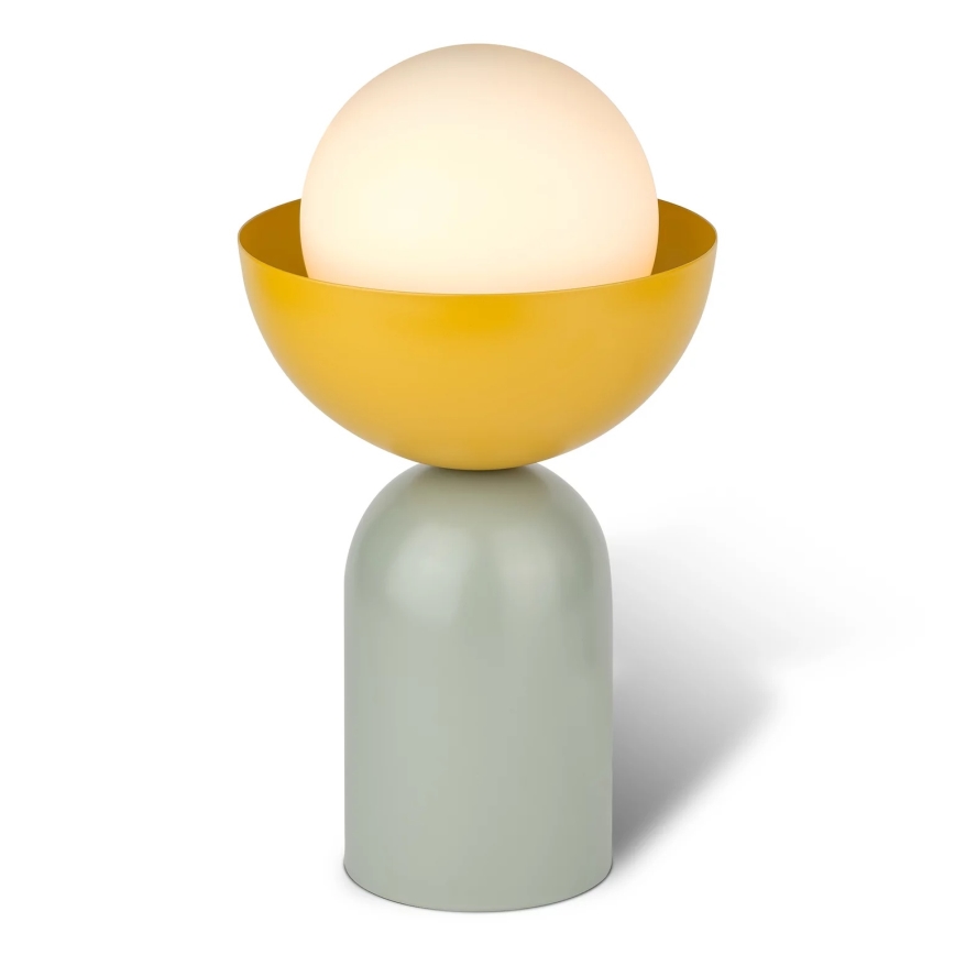 Osram - Lámpara de sobremesa DECOR BOWL 1xE14/25W/230V verde/amarilla