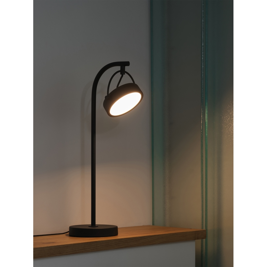 Osram - Lámpara de sobremesa LED DECOR PUCK LED/11W/230V CRI 90 negra