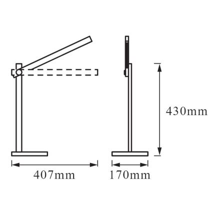 Osram - Lámpara de sobremesa LED regulable PANAN LED/7W/230V