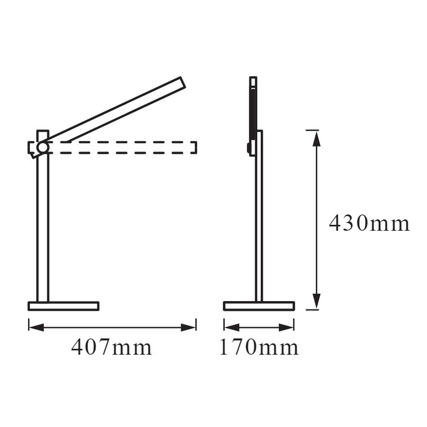 Osram - Lámpara de sobremesa LED regulable PANAN LED/7W/230V
