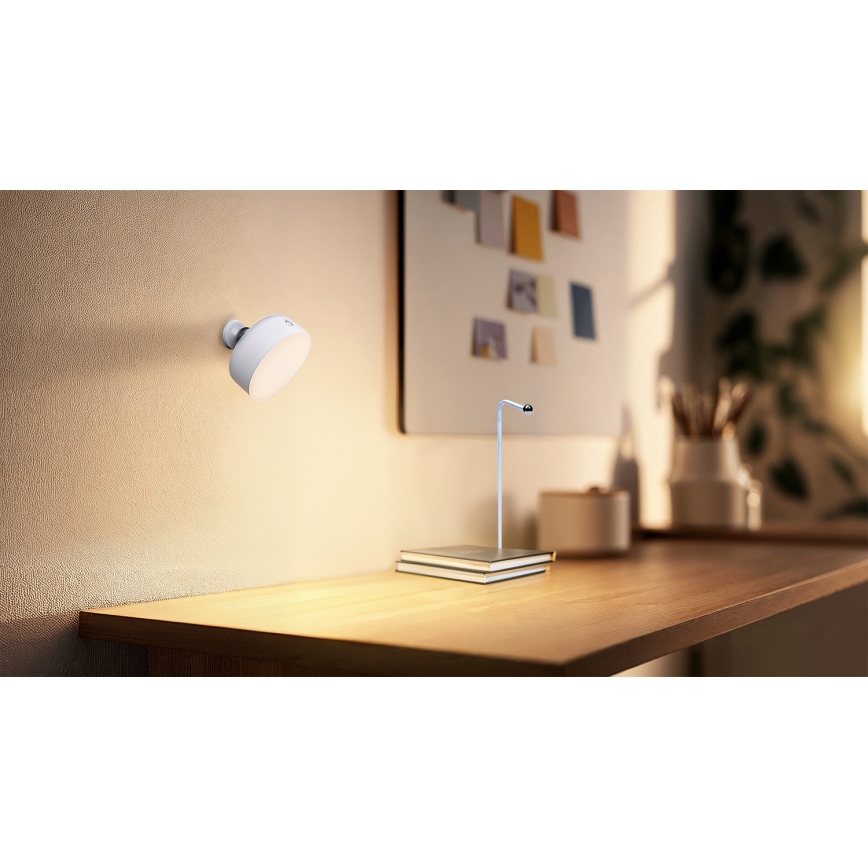 Osram - Lámpara de sobremesa recargable LED regulable 3 en 1 DECOR HELPER LED/1,8W/5V blanca