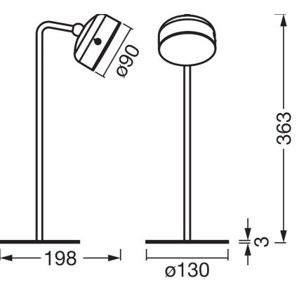 Osram - Lámpara de sobremesa recargable LED regulable 3 en 1 DECOR HELPER LED/1,8W/5V blanca