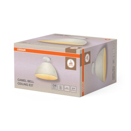 Osram - Lámpara de techo de superficie CAMEL BELL 1xE27/9W/230V Ø 37,5 cm